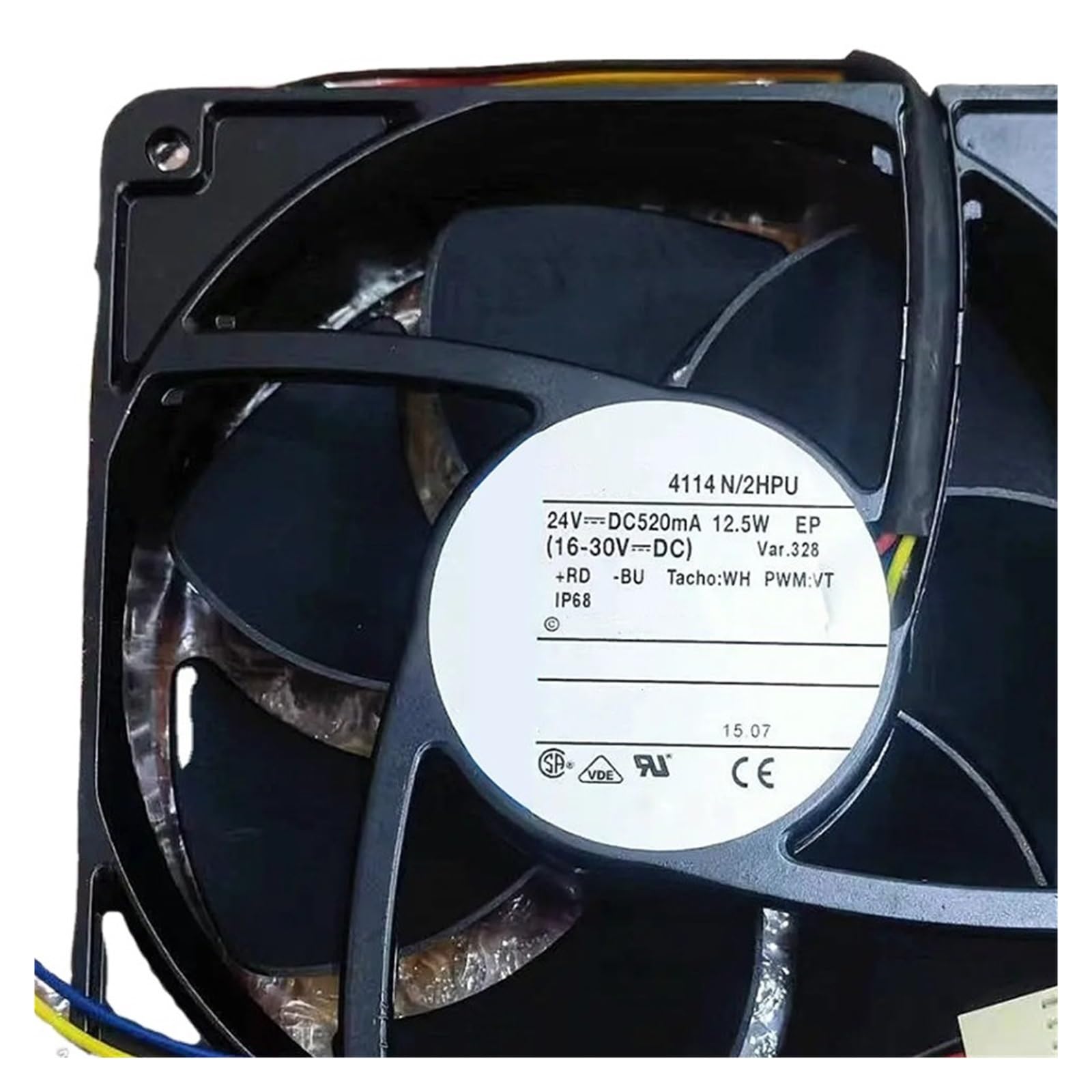YMUGUEGH 4114N/2HPU 24Vdc 520mA 119x119x38mm DC Axial Fan Cooling Fan