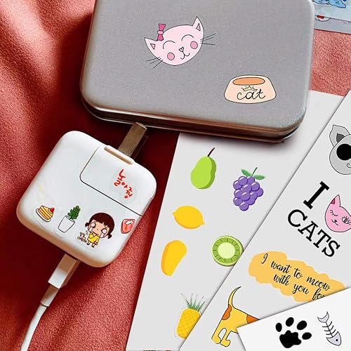 Miniatura 4 de Papel adhesivo transparente imprimible, hojas de calcomanías personalizadas en blanco de 8.5 x 11 pulgadas, 40 hojas transparentes, para impresoras