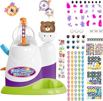 Magical Toy Gifts for Kids | Bear Pump Balloon Craft Kit with, Creative DIY Art Toys for Ages 3+, Fun Birthday & Holiday Party Supplies for Girls Boys