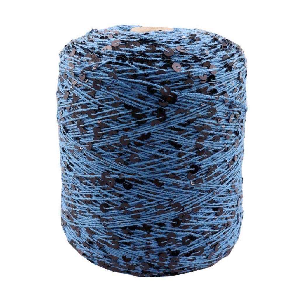 Double Knit Double Knit 50G/Ball/140M Cotton Yarn 6/3Mm Special Sequin Yarn Clothing Accessories Doll Knitting Yarn-18_2Pcs