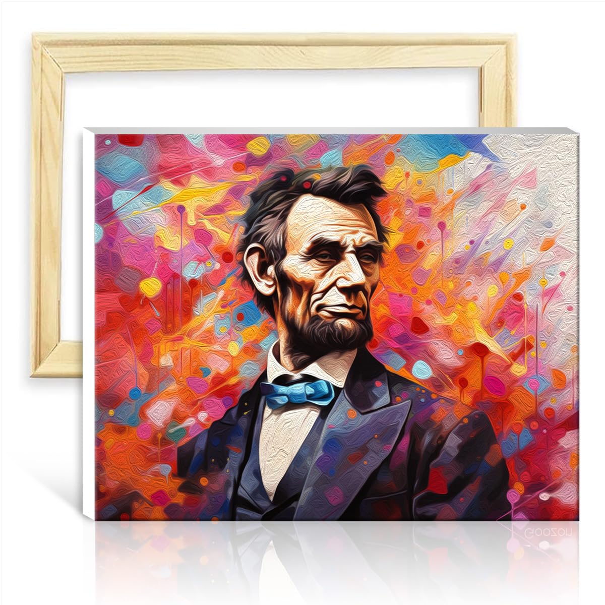 TANGFEIY Canvas Drawing Paintwork Kit Imagine Characters DIY Paint by Numbers Adults Beginner with Brushes and Acrylic Pigment Painting Art Crafts No Frame(30x40cm)