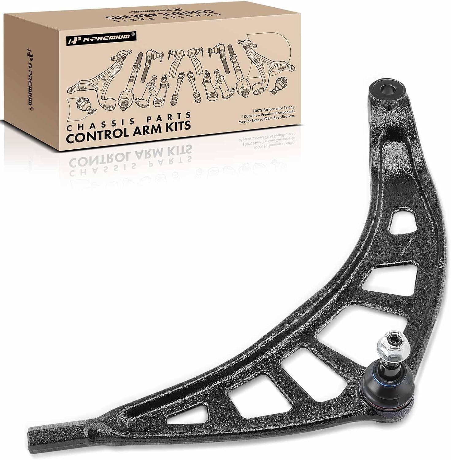 A-Premium Front Right Lower Control Arm, with Ball Joint, Compatible with Mini Cooper Countryman 2011-2016, Cooper Paceman 2013-2016