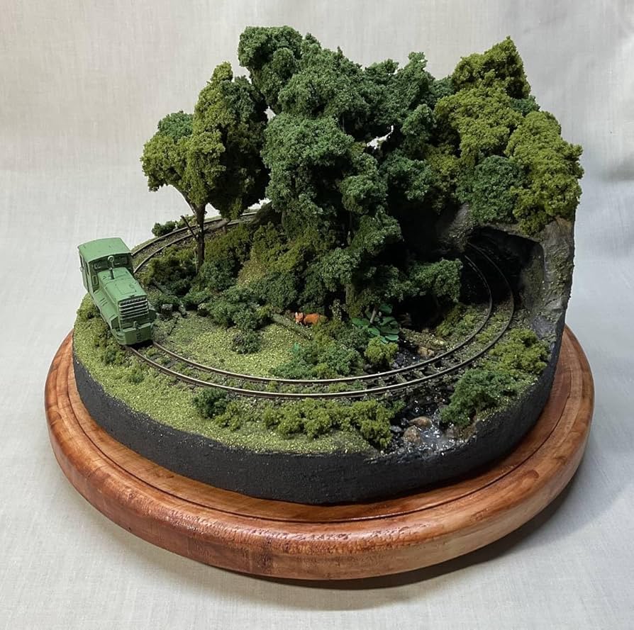 AYAHOナローレイアウト7 湖畔の風景アクリルケース付き AYAHO