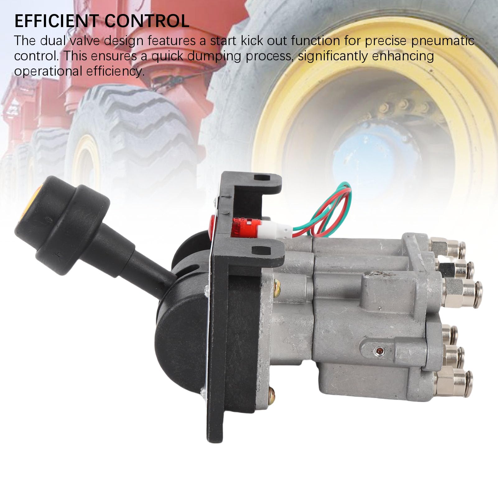 Potencia Take Off Air de de Aire AV295 Interruptor de PTO de Válvula Dual para Válvula de Volumen Válvula Hidráulico Material de Cobre ABS