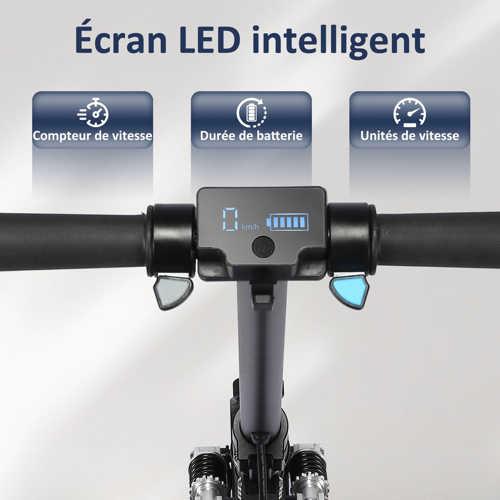 Trottinette Électrique Enfant 6-12 Ans, Sécurité Certifiée, Pliable Ultra-Léger, Autonomie 8km, Écran LED Interactif, pour Adolescents