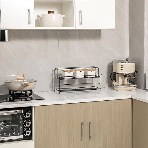 Miniatura 3 de Newlaking Paquete de 6 tiradores de gabinete de níquel cepillado de 5 pulgadas (5.039 in) con agujero central, manijas delgadas y cuadradas para