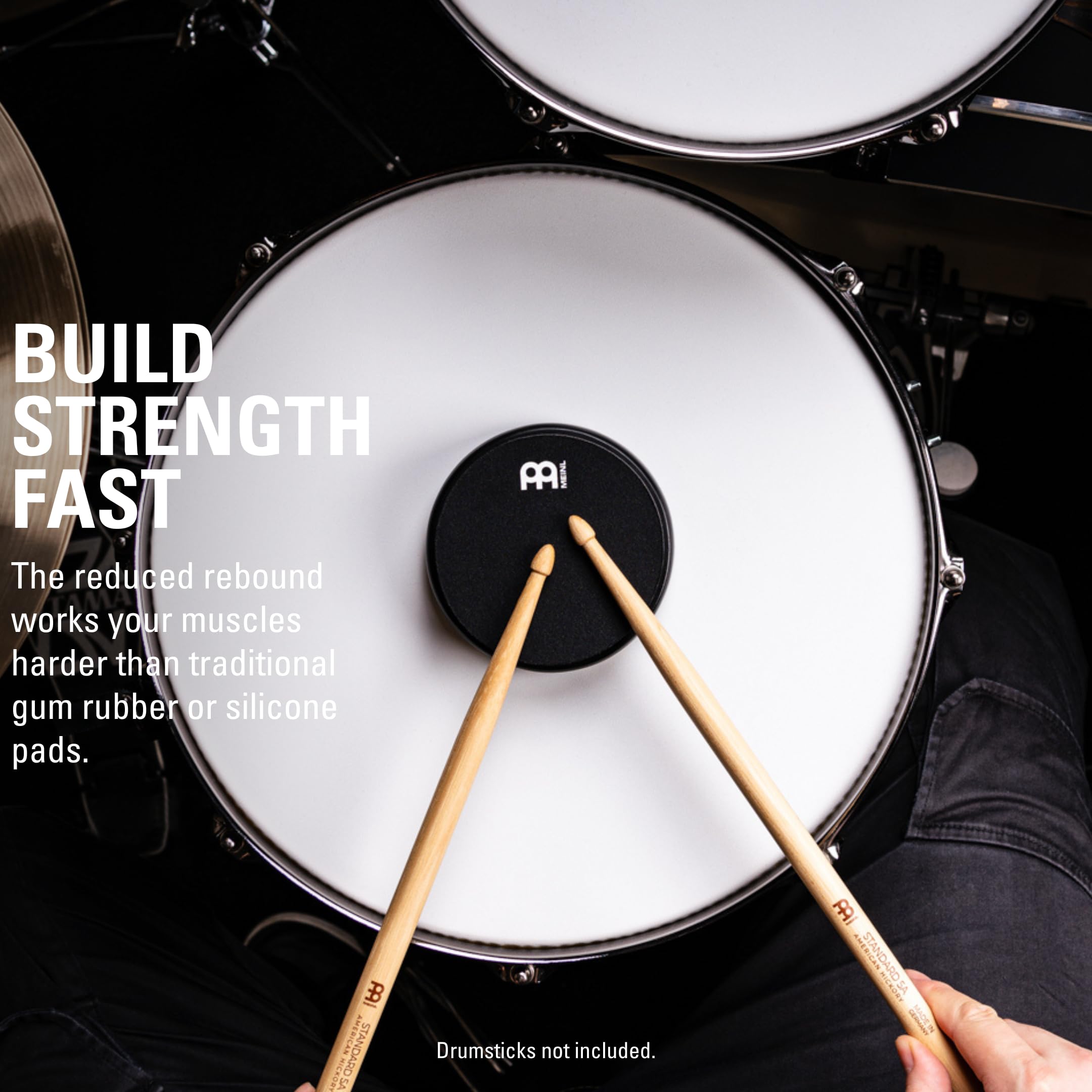 MEINL Cymbals 4" Marshmallow Practice Pad - Black