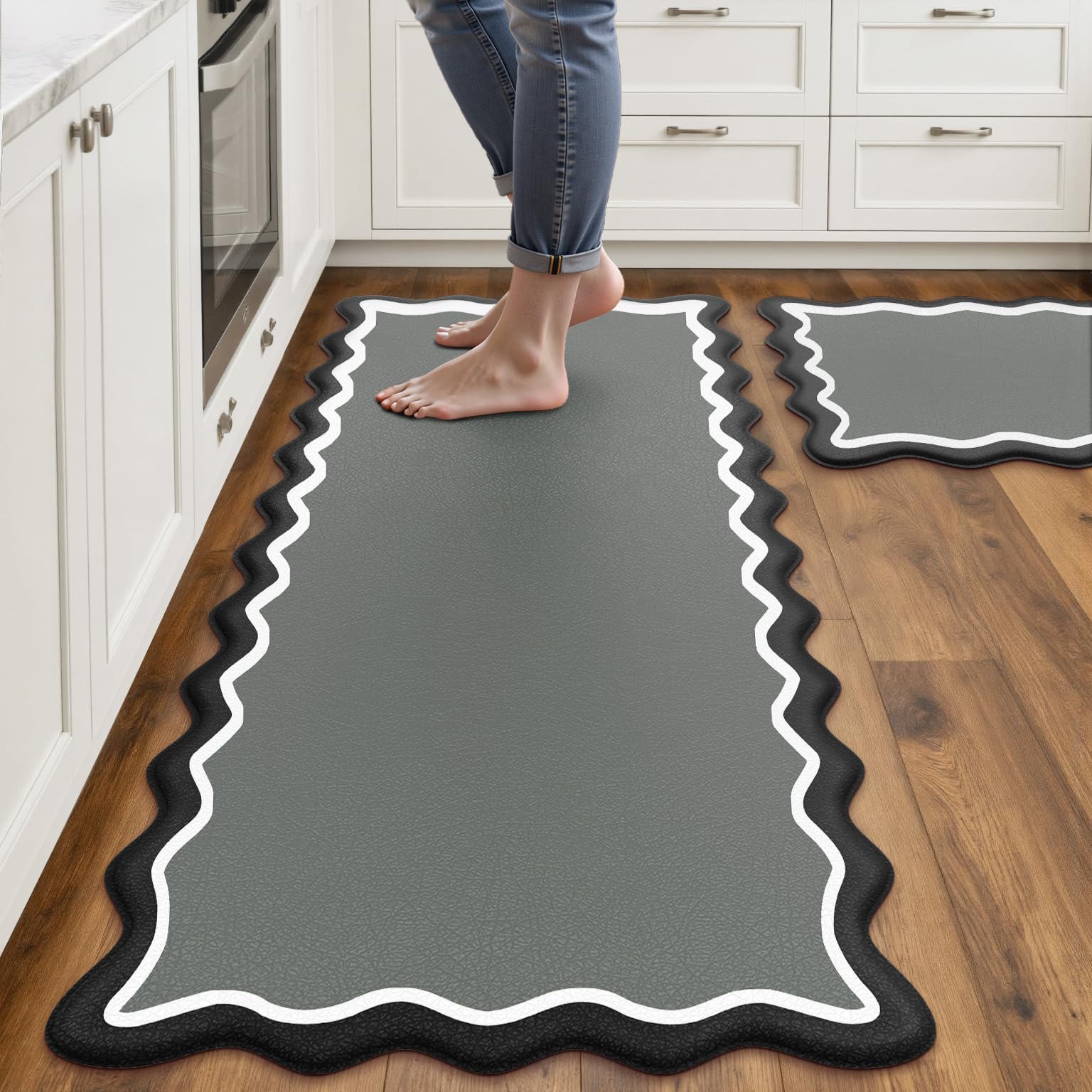 Arenarug Scalloped Kitchen Mats - 2-Piece Set -18