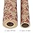 Aimyoo Floral Kraft Wrapping Paper Roll, All Occasion Vintage Flower Gift Wrap for Wedding Birthday Bridal Shower, 17 inch x 10 ft