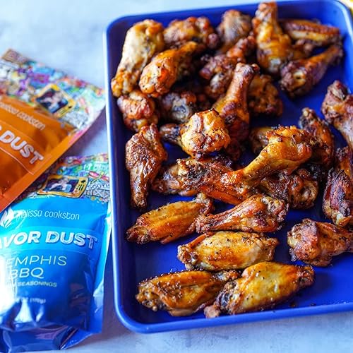 Miniatura 5 de Melissa Cookston Flavor Dust  Revestimiento de alas de pollo y polvo de alas para barbacoa y cocina  Premiado y estilo de competencia  Memphis BBQ,