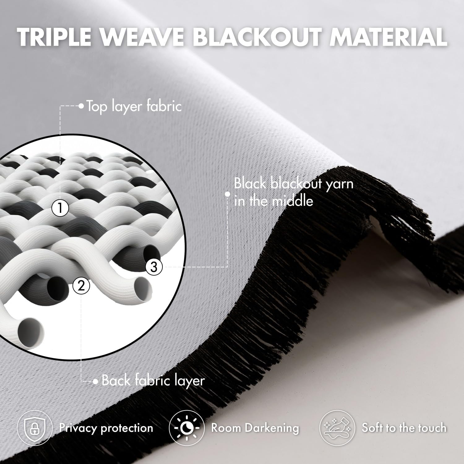  Closet Curtain for Open Closet Without Door Grommet Top 34x80 Inches | Covers Closet, Privacy Curtains for Room Divider, Sun/Light Blocking, Quality Fabric, Doorway thumbnail