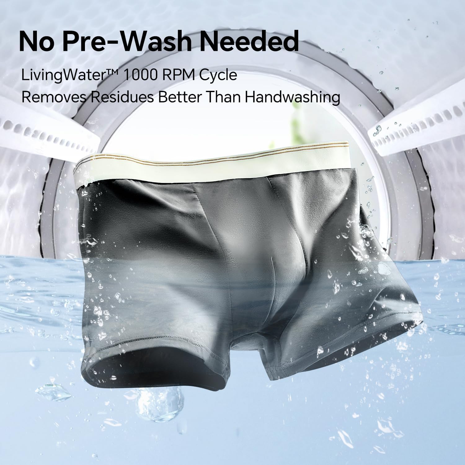 3/6 Pack Mens Boxer Briefs - Breathable Microfiber Trunks Underwear No Pre-Wash Needed Underpants - Image 3