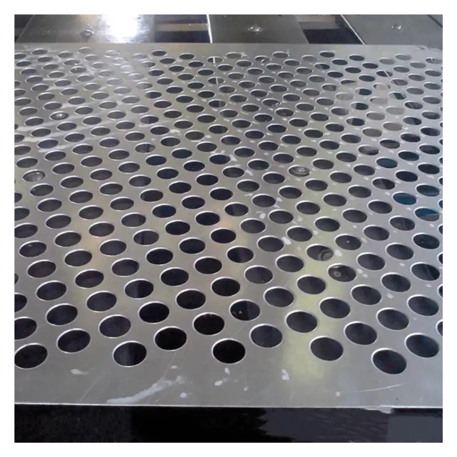 304 Lamiera Perforata dell'Acciaio Inossidabile Lamiera Multifunzionale 0,8mm Recinzione di Sicurezza del Balcone Scala Giardino(20inx3ft(0.52x1m))