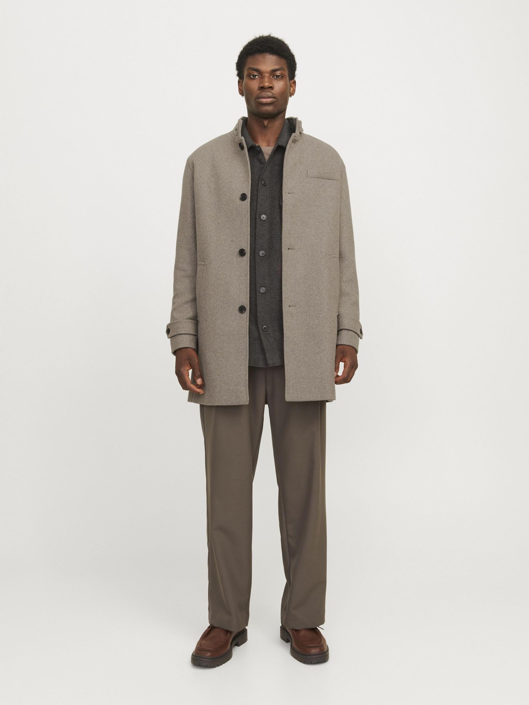 JACK & JONES Herren Jjemelton Wool Coat Sn Wollmantel (1er Pack)