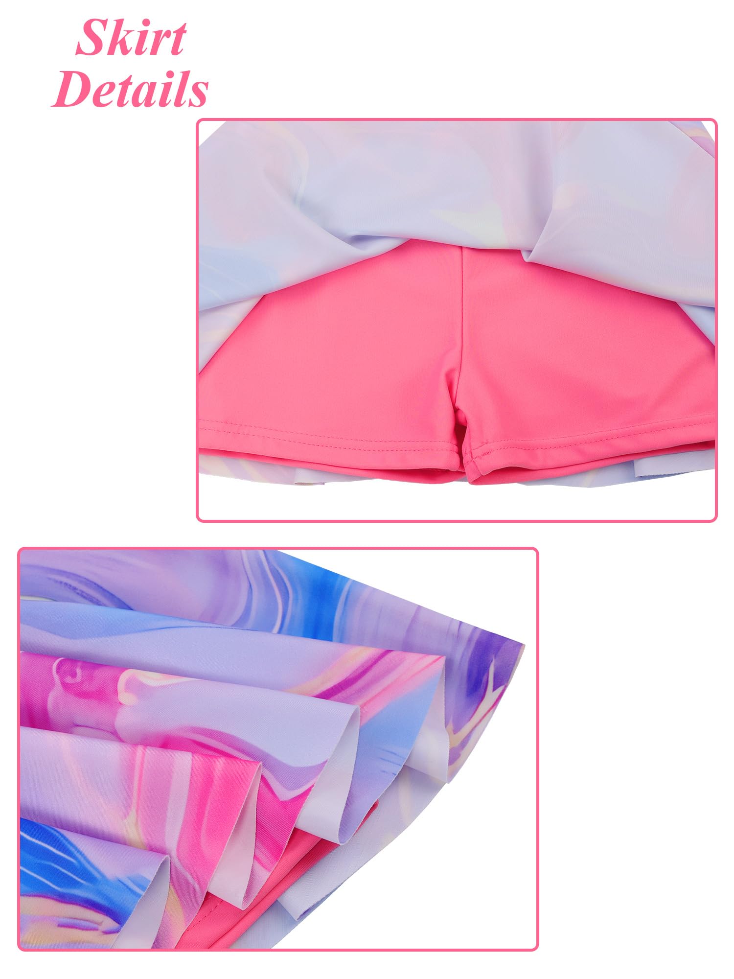Costume da Bagno Ragazza, neonata di Un Pezzo del Costume di Nuoto a Increspatura Strisce