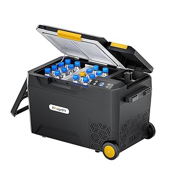 BougeRV ポータブル冷蔵冷凍庫　29L Amazon.co.jp: BougeRV 車載冷蔵庫 ポータブルれいぞうこ用