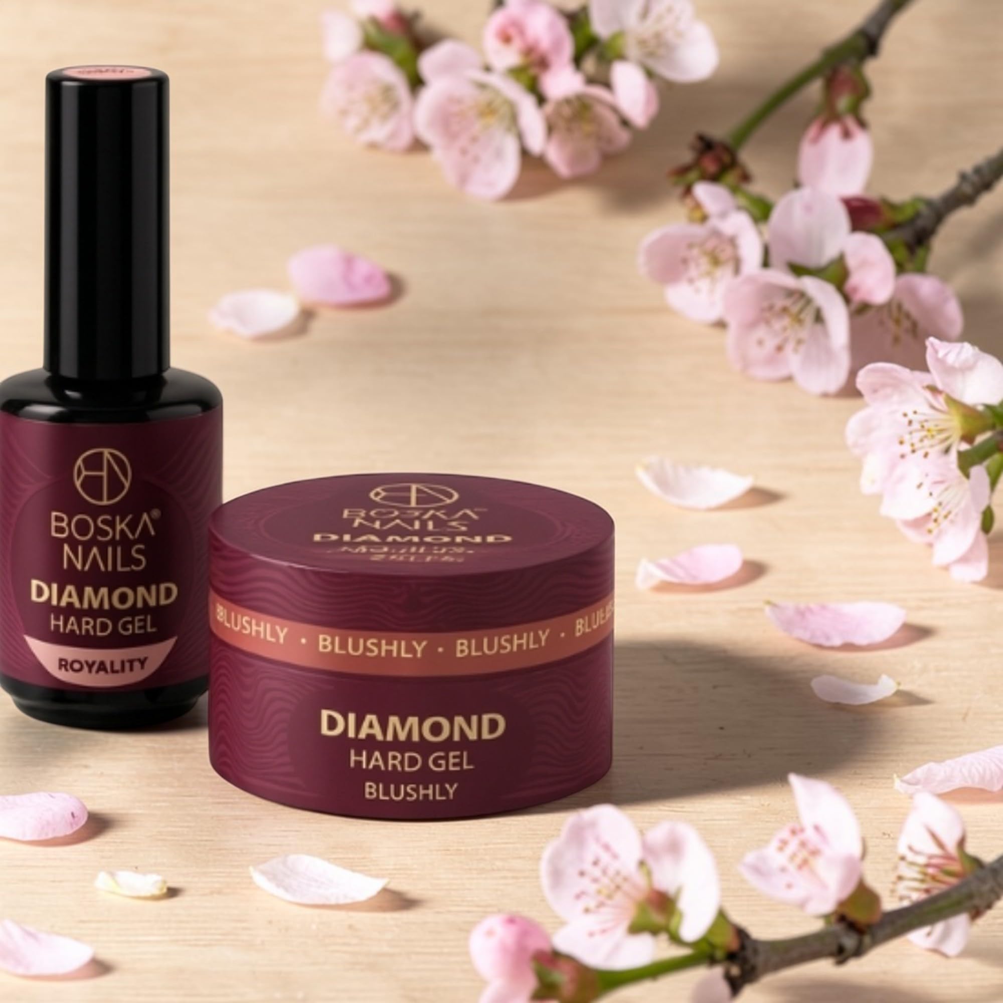 Diamond Hard UV żel budujący, zestaw 8 kolorów, 15 ml, samowygładzające żele w butelce, do przedłużania paznokci, wzmocnienia paznokci naturalnych i eleganckiego wzornictwa paznokci