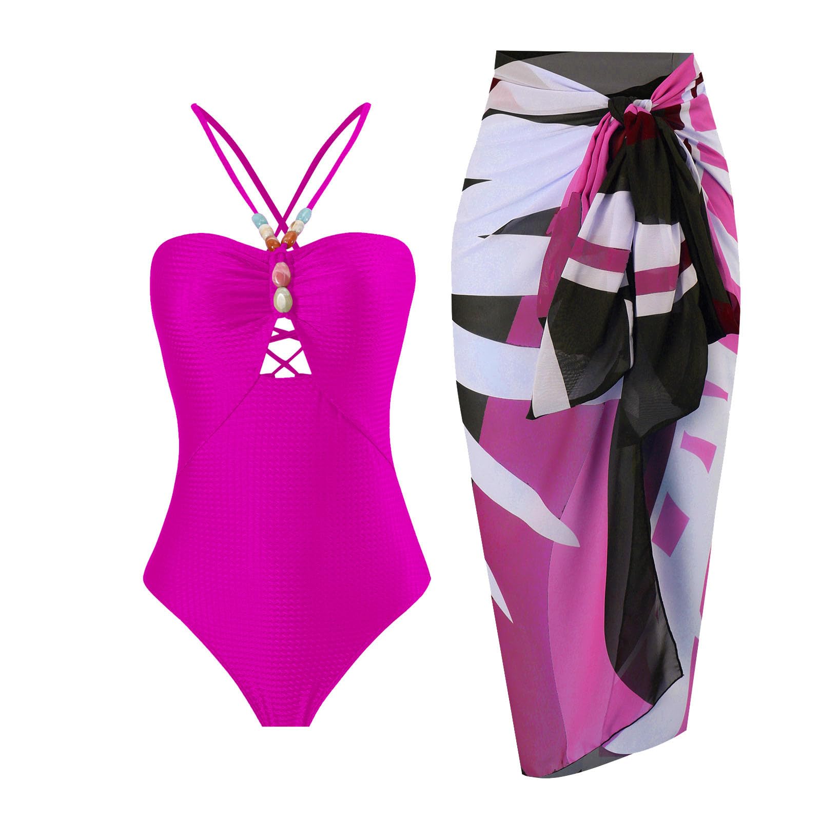 Thneed Pantaloni da Spiaggia Regolabili per Le Donne, Copricostume da Nuoto per Il Controllo della Pancia, Tessuto Traspirante per L'Estate e i Viaggi