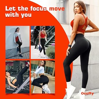 Butt Lifting Leggings for Women Seamless High Waisted Gym Leggings Workout Scrunch Booty Yoga Pants Womens