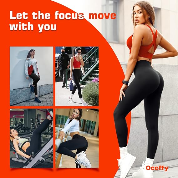 Butt Lifting Leggings for Women Seamless High Waisted Gym Leggings Workout Scrunch Booty Yoga Pants Womens