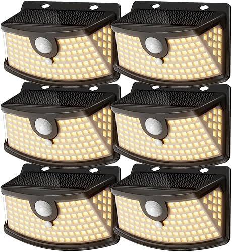 Miniatura 9 de Aootek - Luces solares con sensor de movimiento, 120 LED con reflector de luces, gran angular de 270°, impermeable IP65, para puerta delantera,