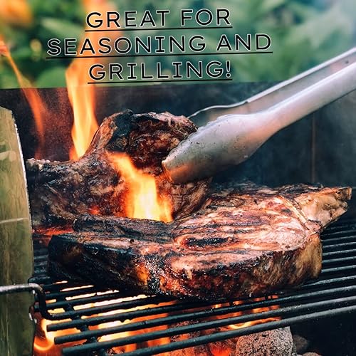 Miniatura 6 de Kinders - Paquete de condimentos con mantequilla de limón y ajo con cuchara ShopexZone Cuchara cucharadita ideal para cocinar a la parrilla, asar,