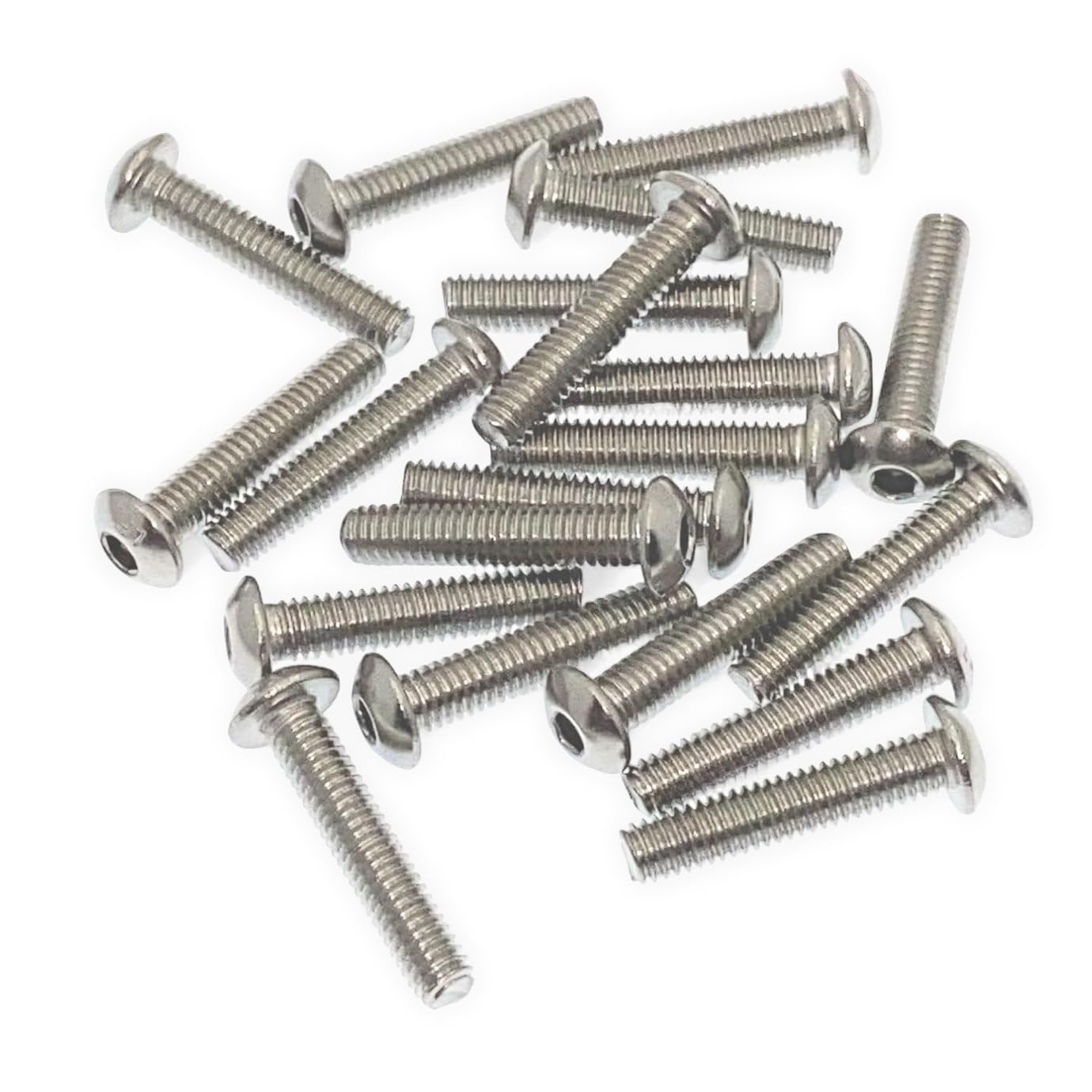 Rubigo M4 Bolts, M4 x 20mm Hex Socket Button Head Machine Bolts - Image 2