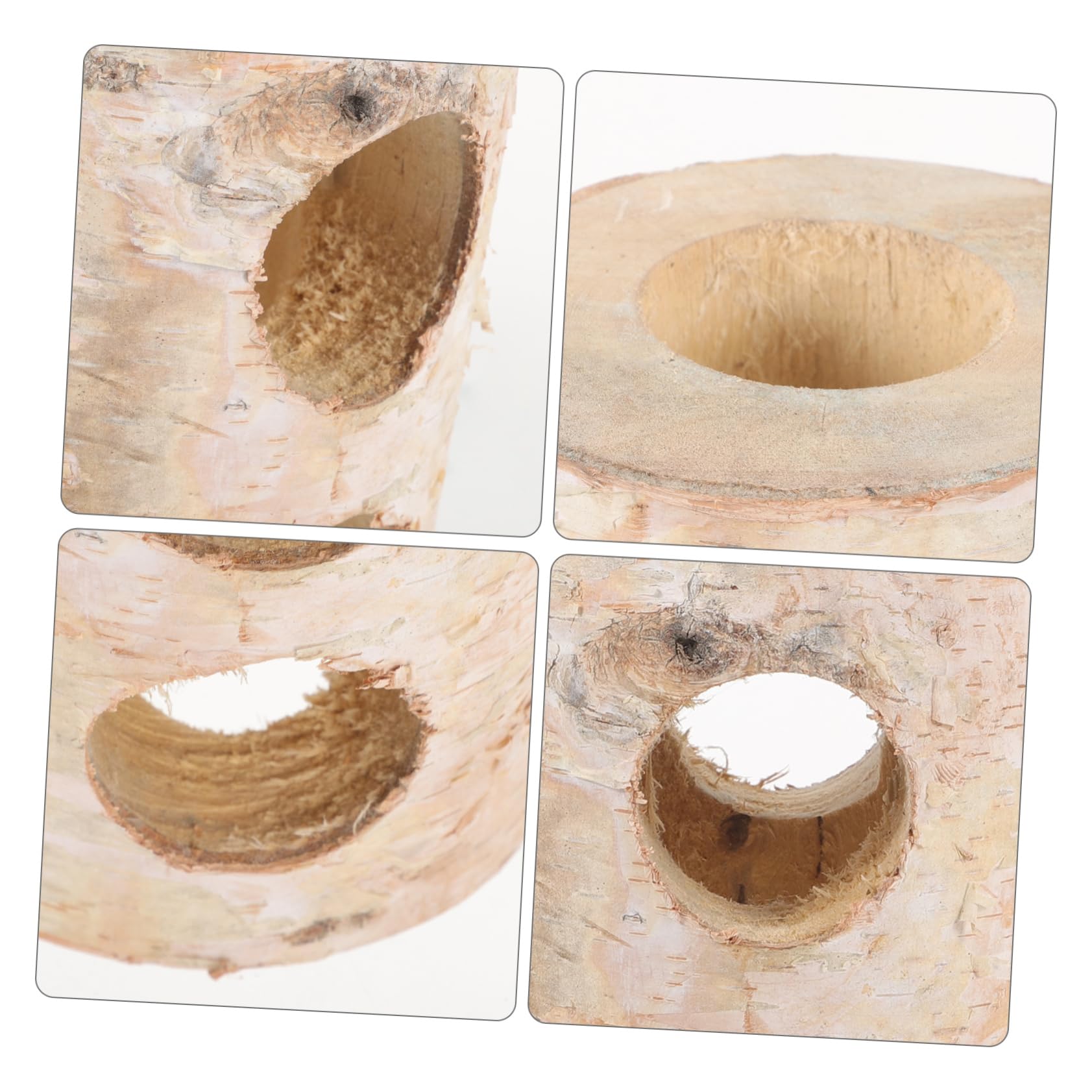 Handgefertigtes Hamstertunnel als Natürliches Versteck und Spielzeug für Kleine Haustiere in Beige als Schlafhöhle und Beschäftigung
