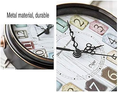 Miniatura 4 de Mantor Reloj Sala de estar Mantel Reloj Oficina Hogar Batería Tableting Reloj Péndulo Decoración Silenciosa Regalo Reloj Relojes De Chimenea