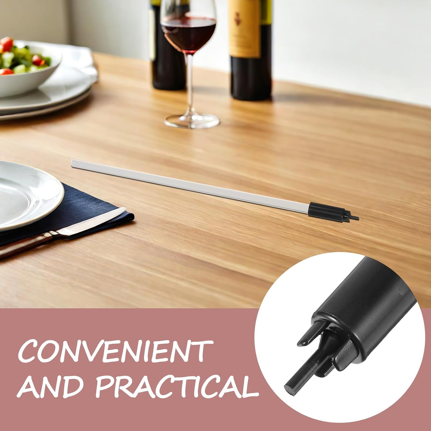 Plastic Bottle and Efficient Operation Universal Fit Compatibility Filler Wand Easy to Clean Liquid Filling Tool for Beer and Wine Bottling for Small Commercial Beverage