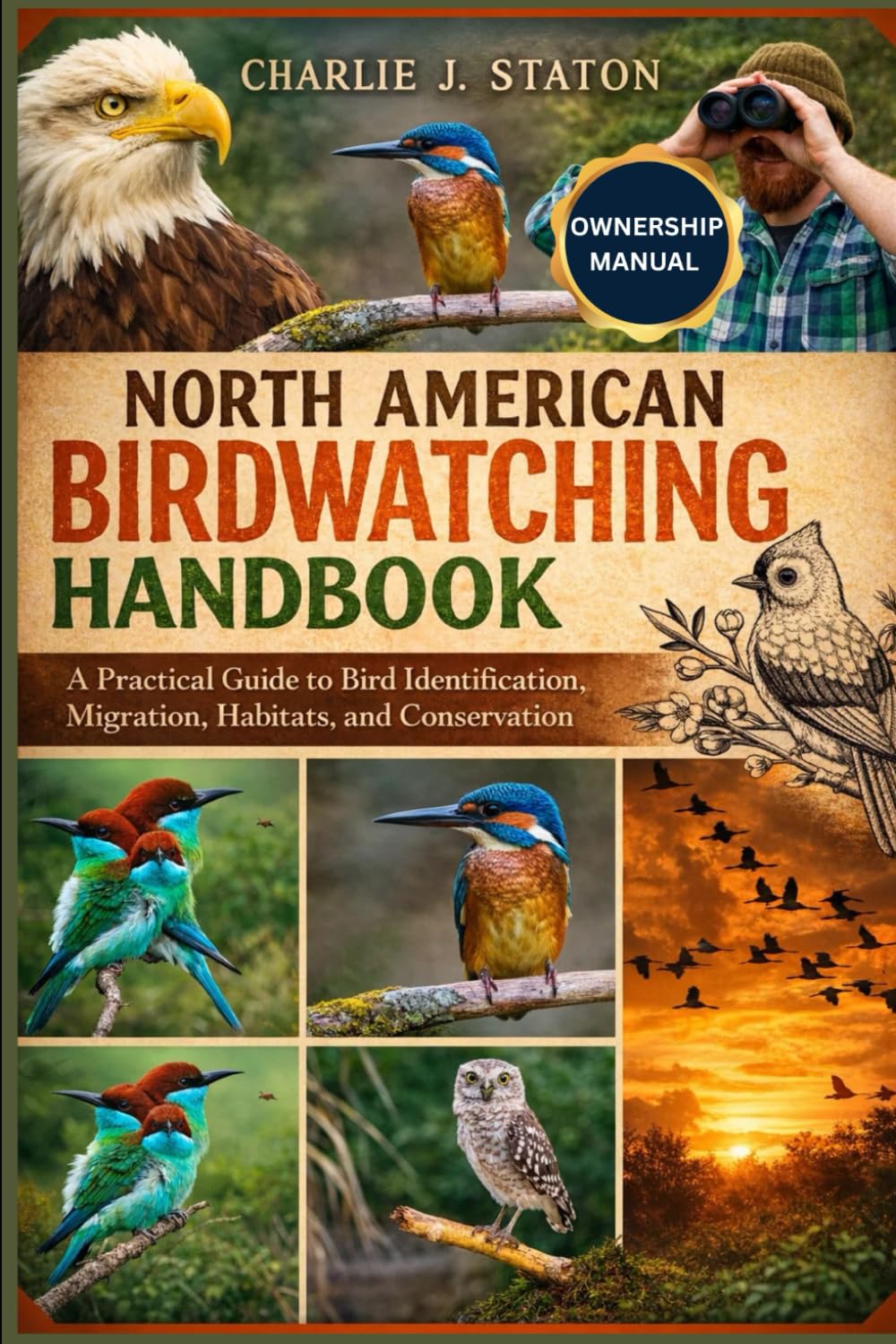 NORTH AMERICAN BIRDWATCHING HANDBOOK: North American Birdwatching Handbook A Practical Guide to Bird Identification, Migration, Habitats, and Conservation