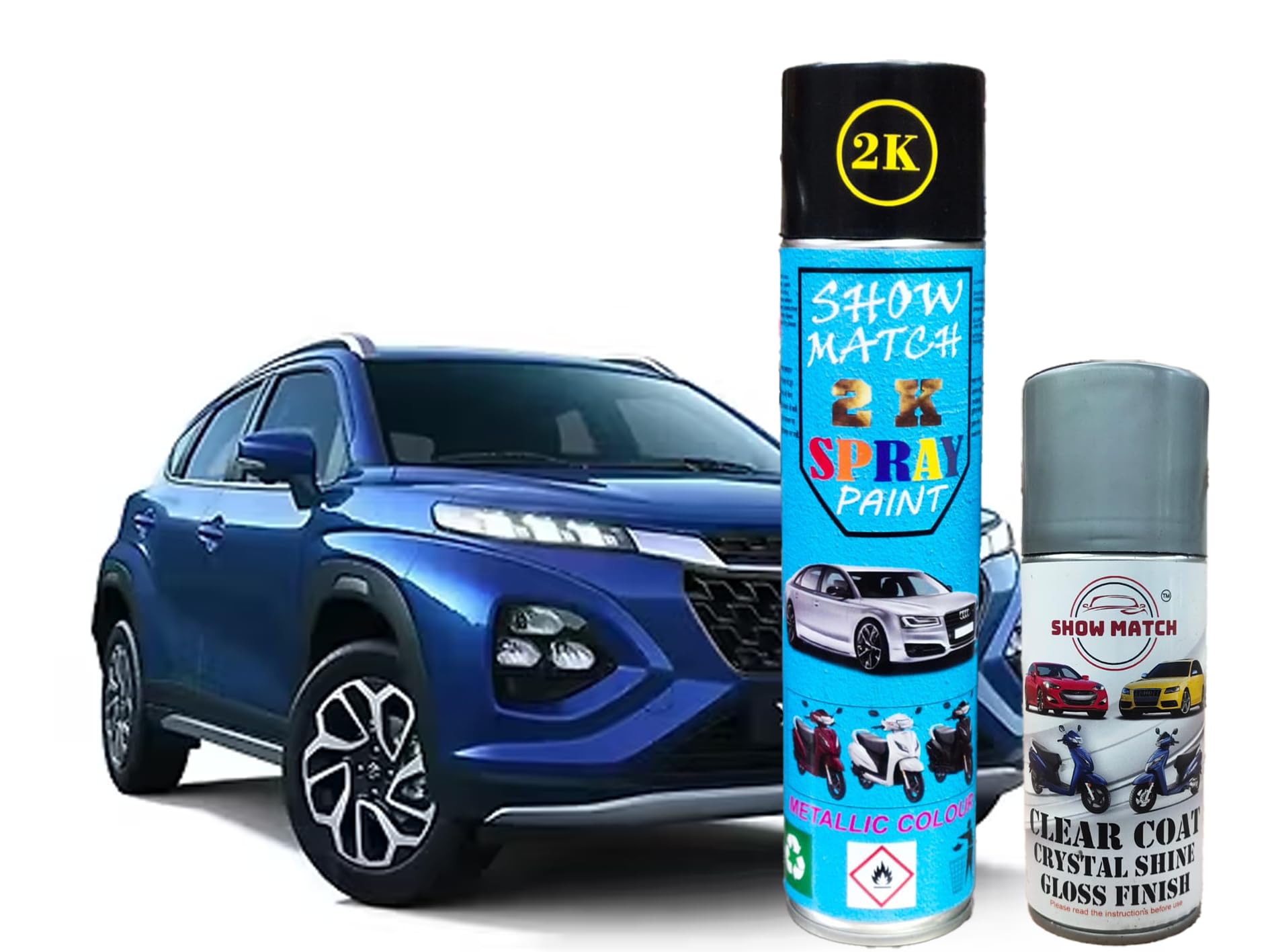 Show Match Touchup paint, spray colour compatible with Suzuki