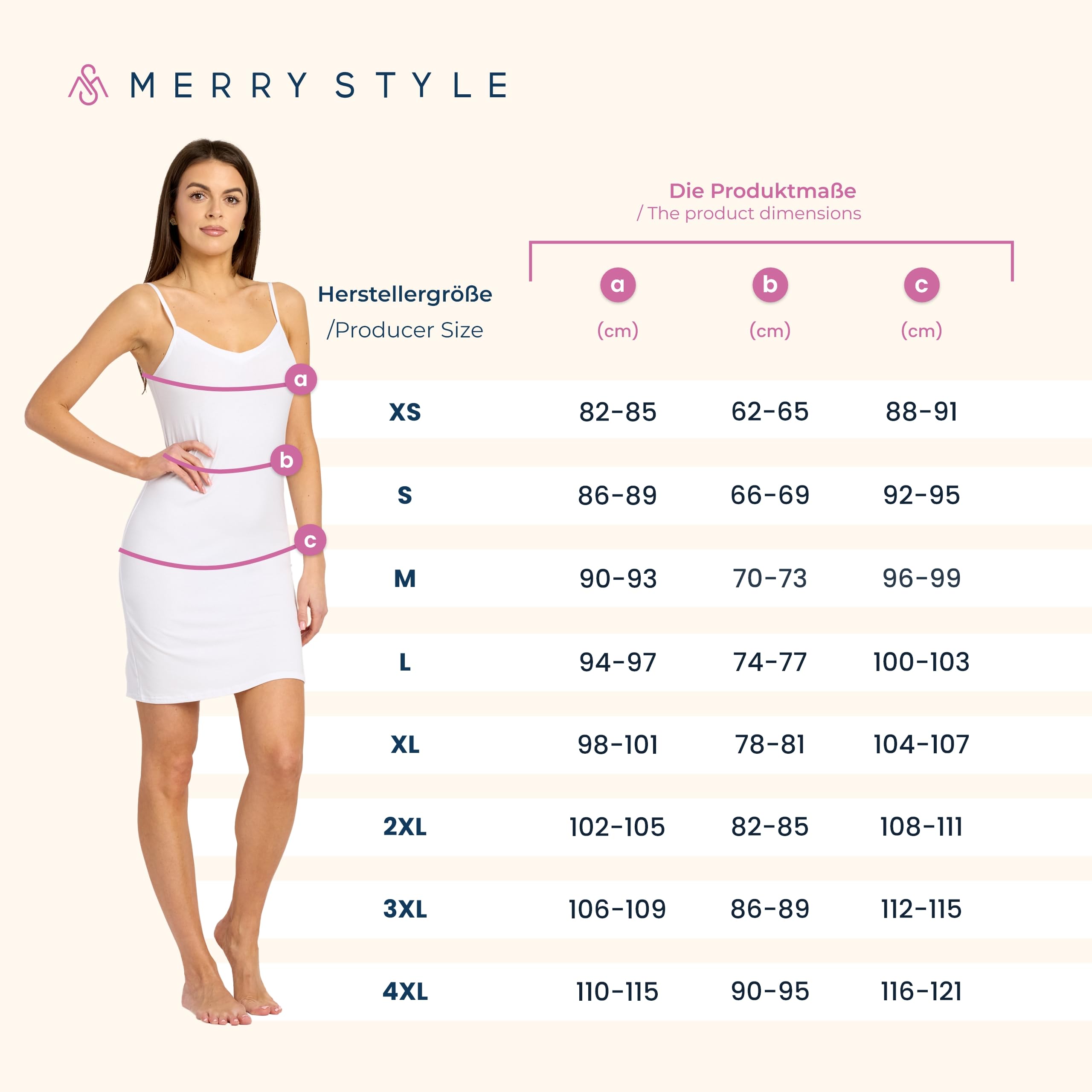 Merry Style Halka Damska na Regulowanych Ramiączkach MS10-315
