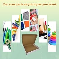 Vista 5 de Cajas de envío pequeñas de 13 x 11 x 2 pulgadas, paquete de 25, cajas de cartón corrugado para negocios, color blanco (CM13112-25)