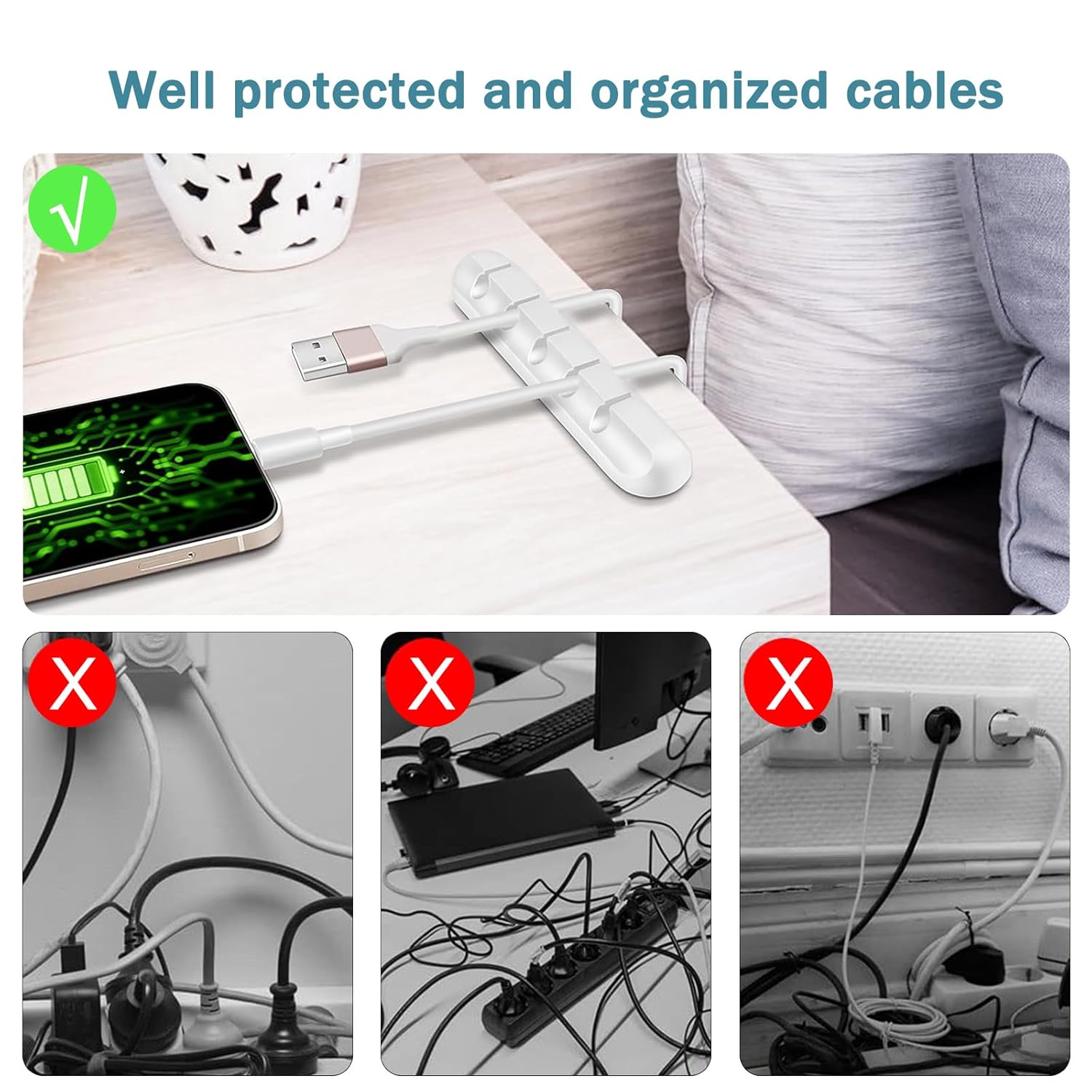 Set complet organizator de cabluri RTRTGS