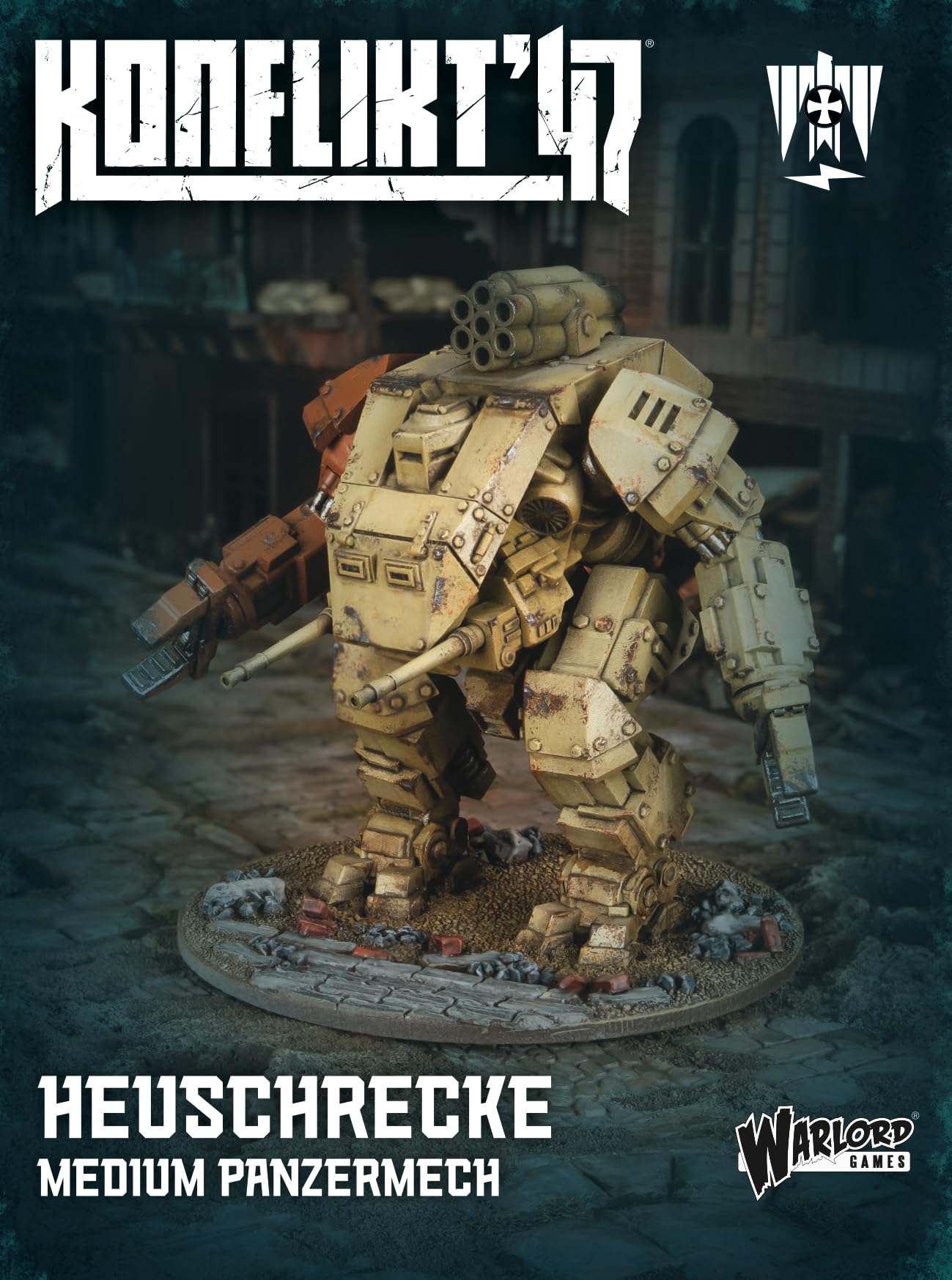 Warlord Games Heuschrecke (Locust) Medium Panzermech - Axis Miniature for Konflikt 47 Highly Detailed 28mm Scale Miniatures