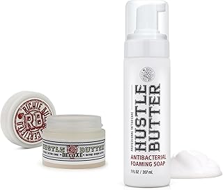Hustle Butter Tattoo Aftercare Balm 1oz & Hustle Bubbles Tattoo Soap