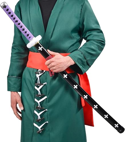 Miniatura 3 de Anime Sword 41 inch,Zorowado ichimonjiAnime Original Texture,for Role-Playing and Collection, with One Display Stand