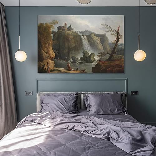 Miniatura 8 de Póster estético de las cataratas de Tivoli Marius Hubert Robert Painter para habitación, arte impreso, pintura de pared, pósteres en lienzo, regalos