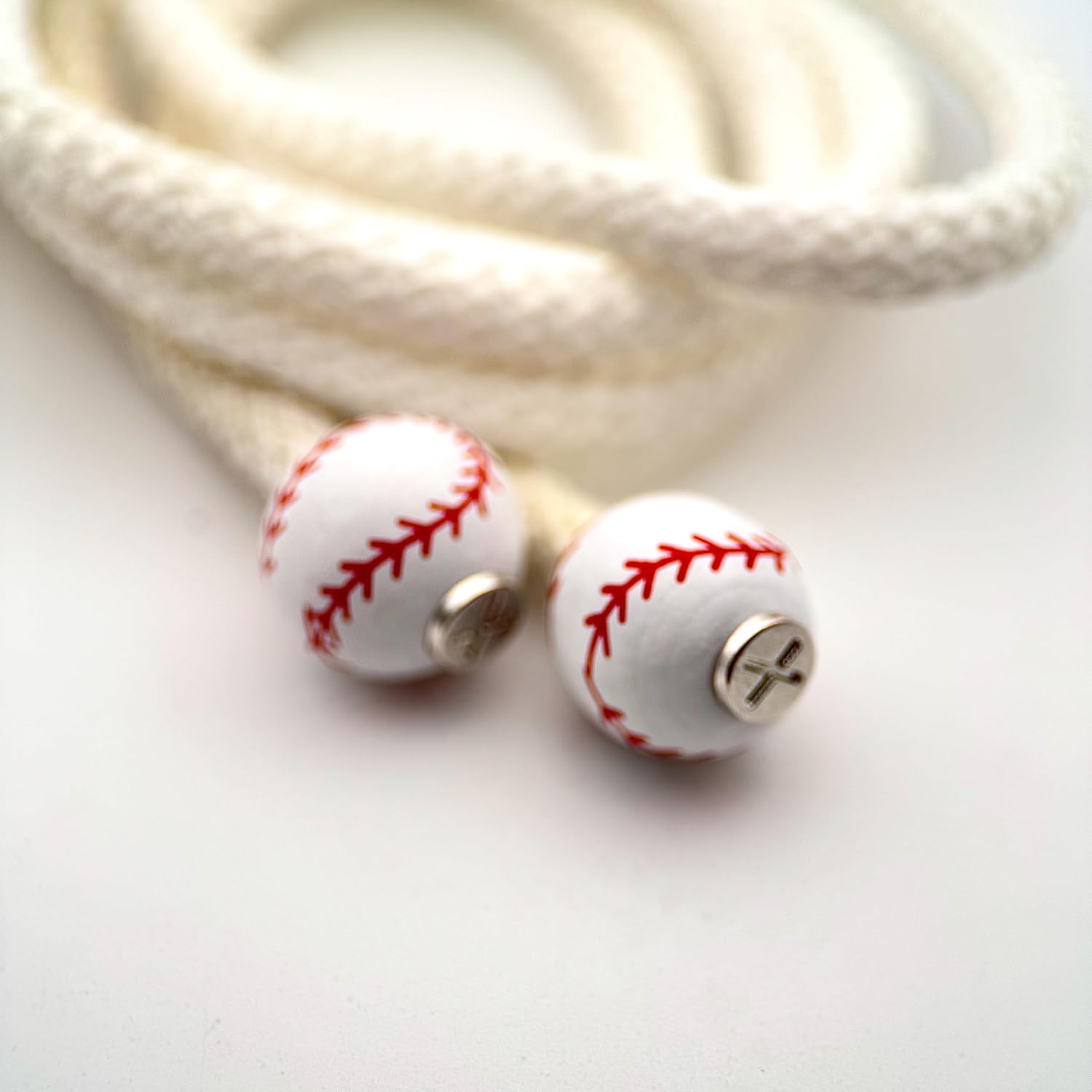 Sportballs Series – Wooden Personalisation Beads – Sports Ball Design – Fun and Unisex Accessory for Hoodie and Streetwear image 2