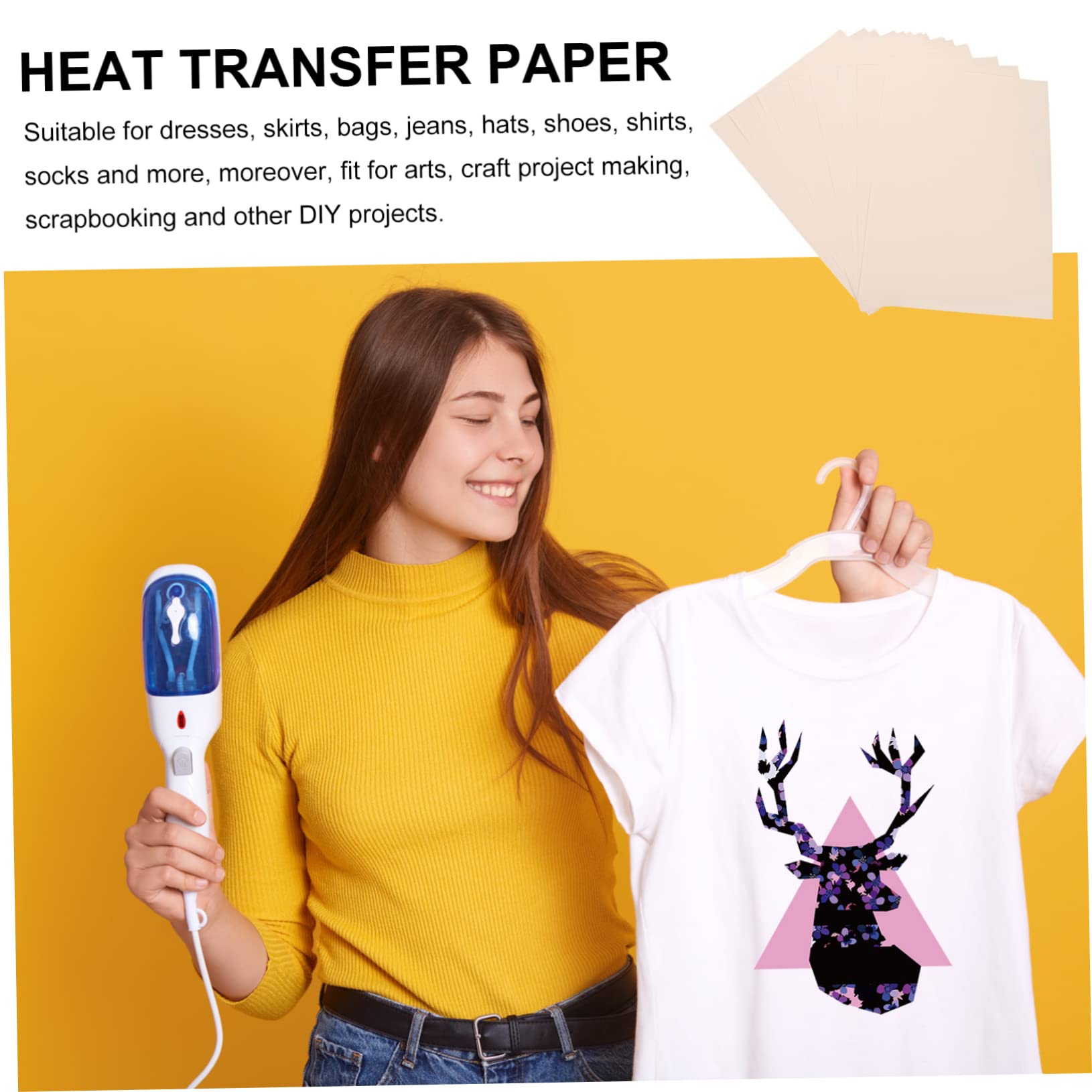 100 Blatt T-shirt Transferpapier aus Papier zum Personalisieren