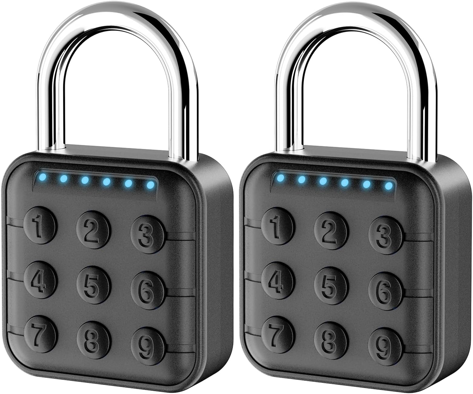 Combination Lock, Combination Lock for Locker, Locker Lock & Gym Locker Lock - High Security, Easy to Use for Gym, School, Travel, Outdoor (Black-2 Pack)