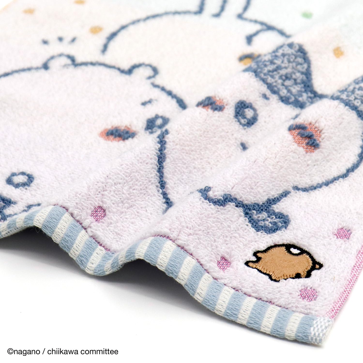 Amazon｜ちいかわ(Chiikawa) ともだち タオルハンカチ ブルー パイル