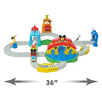 Disney Junior Mickey Mouse Around Town Track Set, 35-Piece
