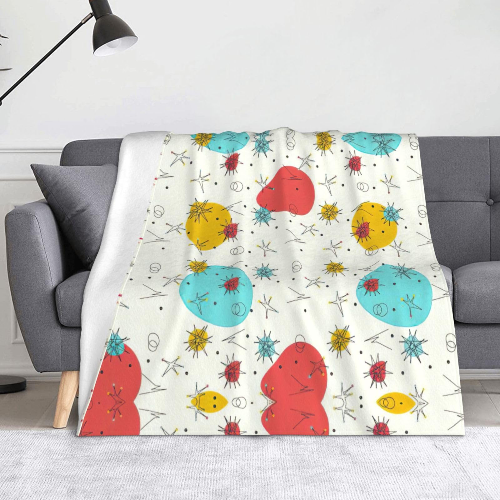 Couverture polyvalente pour Halloween plaid respirant doux 152x127