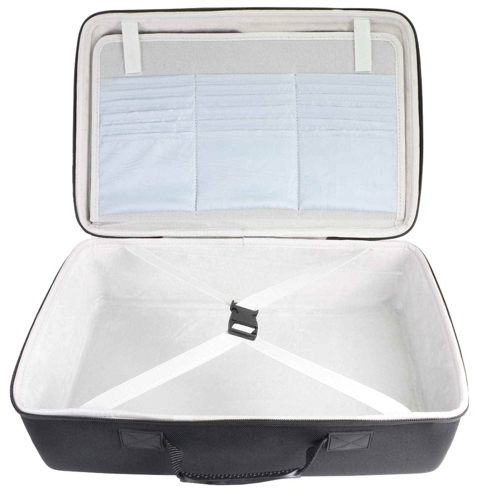 Khanka Duro Viaje Funda Case Estuche para Sony Consola PlayStation 5.（Solo Estuche, Negro