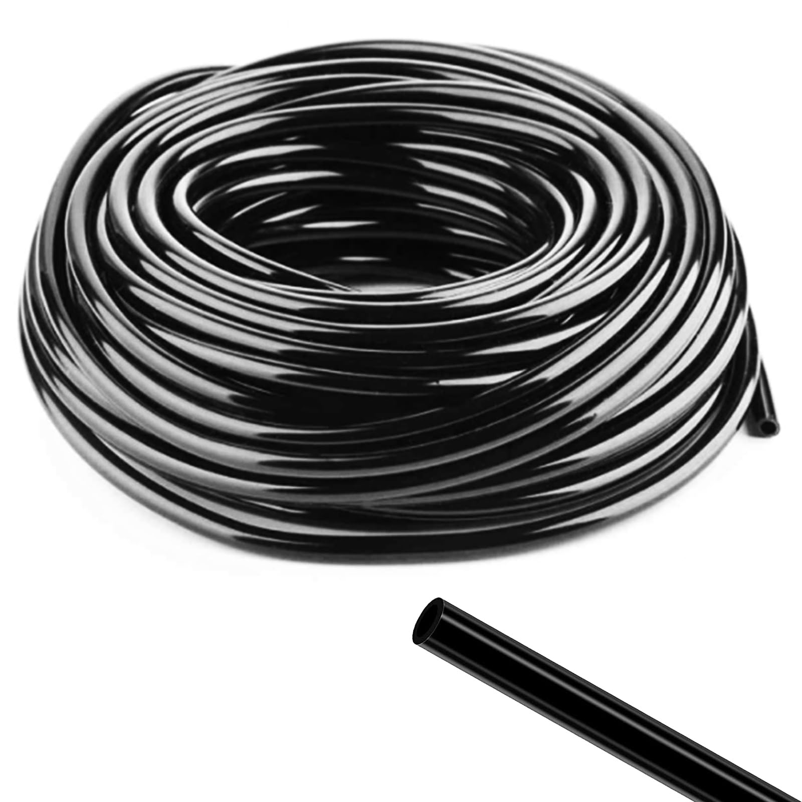 Tubi per irrigazione a goccia 656 piedi 1/4 irrigazione a goccia Tubo per irrigazione a goccia, kit di irrigazione a goccia