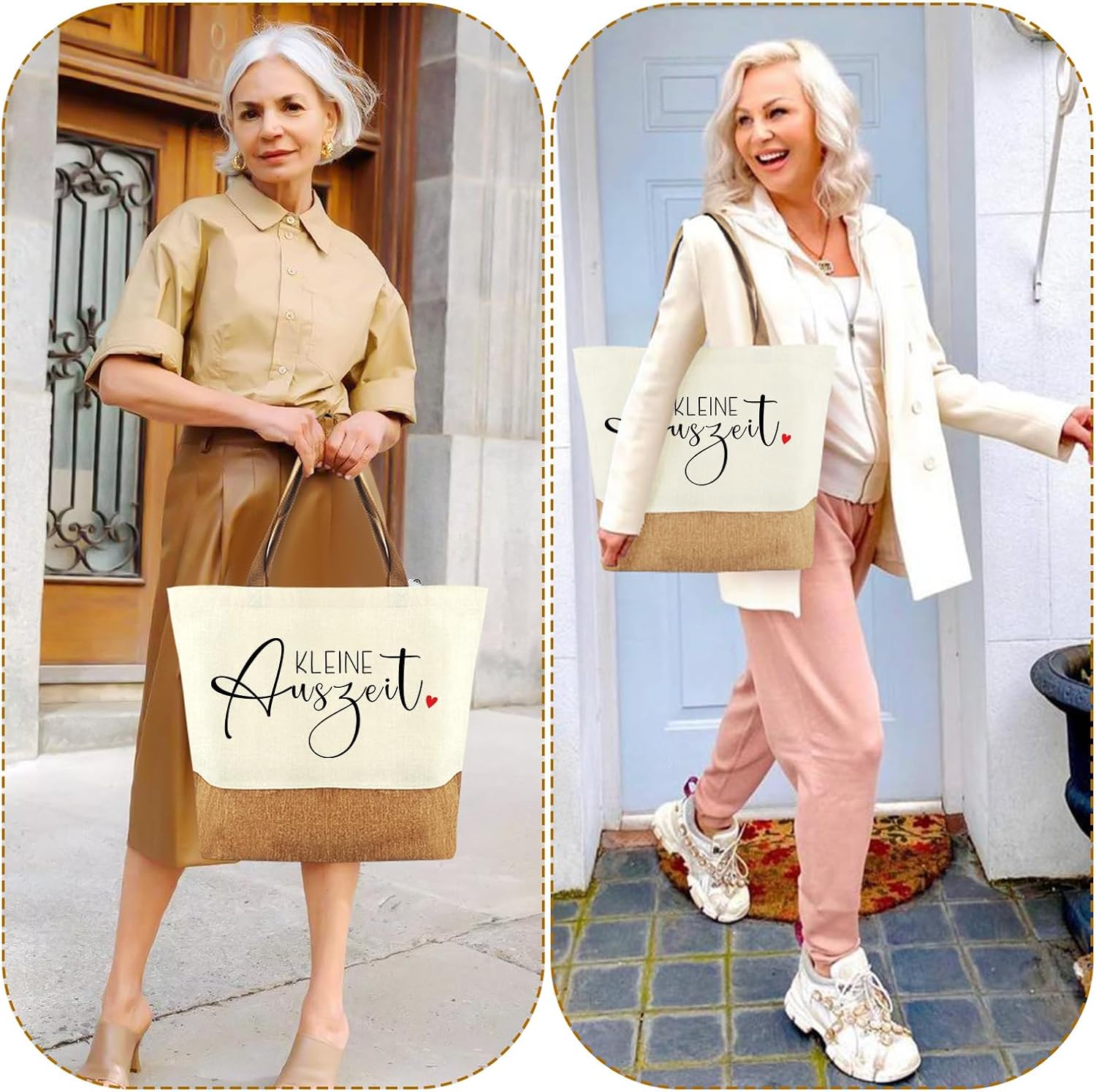Tarklanda Jute Bag for Women, Fabric Bag, Gift for Women Birthday, Mother's Day image 5