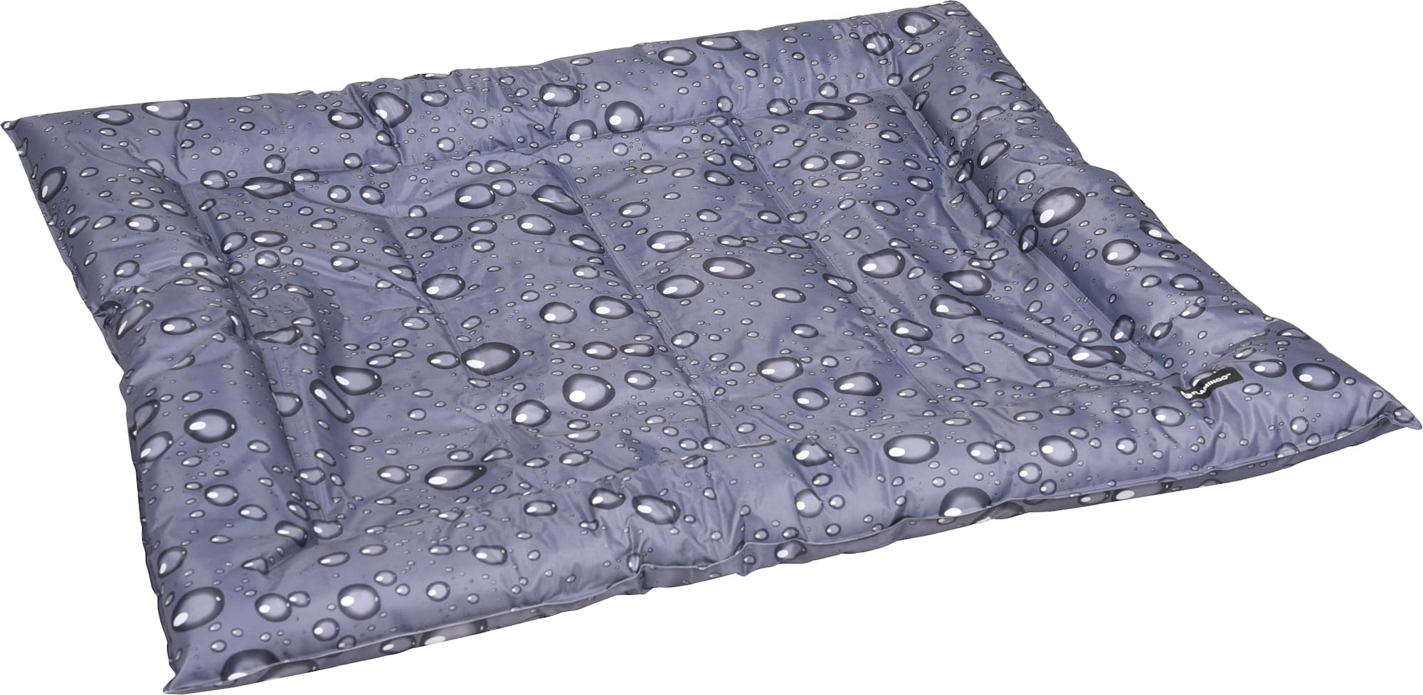 Flamingo Tapis rafraichissant Chien - lit rafraîchissant Gris 91x76x6 cm - Polyester avec Gel - imperméable - Pliable - Facile à Nettoyer - été - Type Tapis rafraichissant Chat