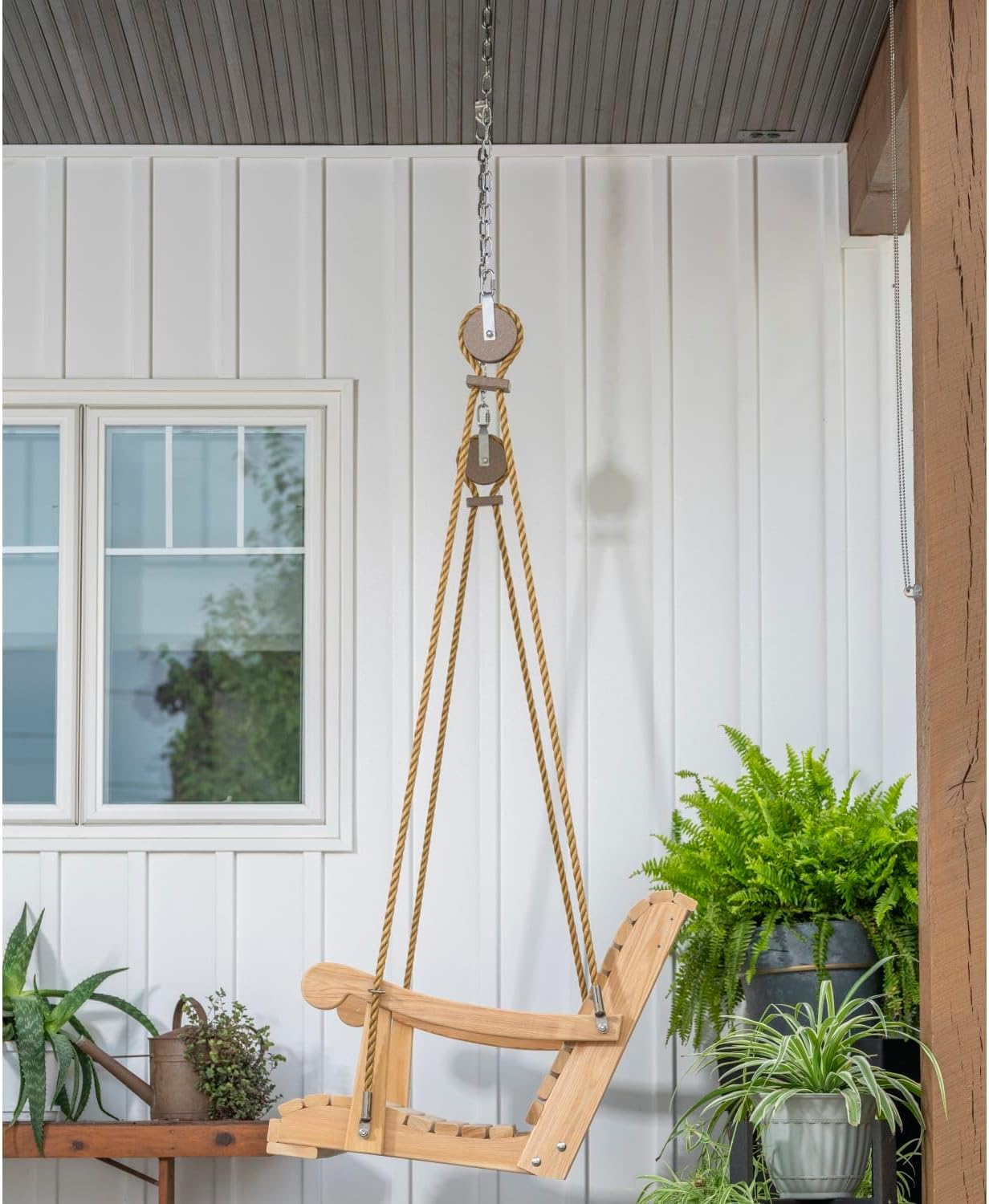 Raleigh Bay Rope Kit for Porch Swings, Durable All Weather Adjustable Polyester Rope Kit, Perfect for Outdoor Swings and Hammocks